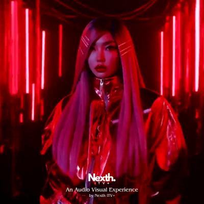 Neon Hearts Beneath Velvet Light — The Illusion of Touch in Electric Night ⚡🌙