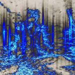 🔹🩵 Blue Dominion | The poetry of blue light | Art V4 | The Raw Wave