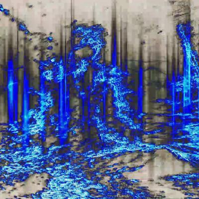 🔹🩵 Blue Dominion | The poetry of blue light | Art V4 | The Raw Wave